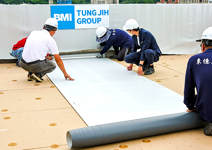 BMI_TPO防水卷材_新北施工過程