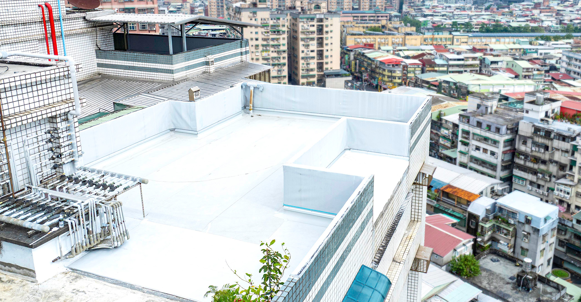 TPO平屋頂防水隔熱系統-台灣實績(新北)